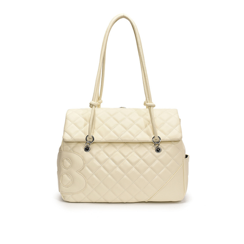 Cushion Grid Convertible Shoulder Bag