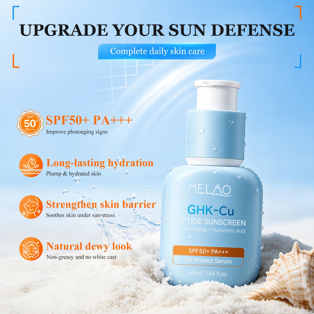 Peptide Hydrating Sunscreen Serum