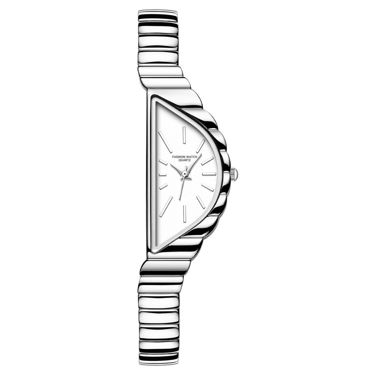 Elegant Teardrop Silver Bracelet Watch
