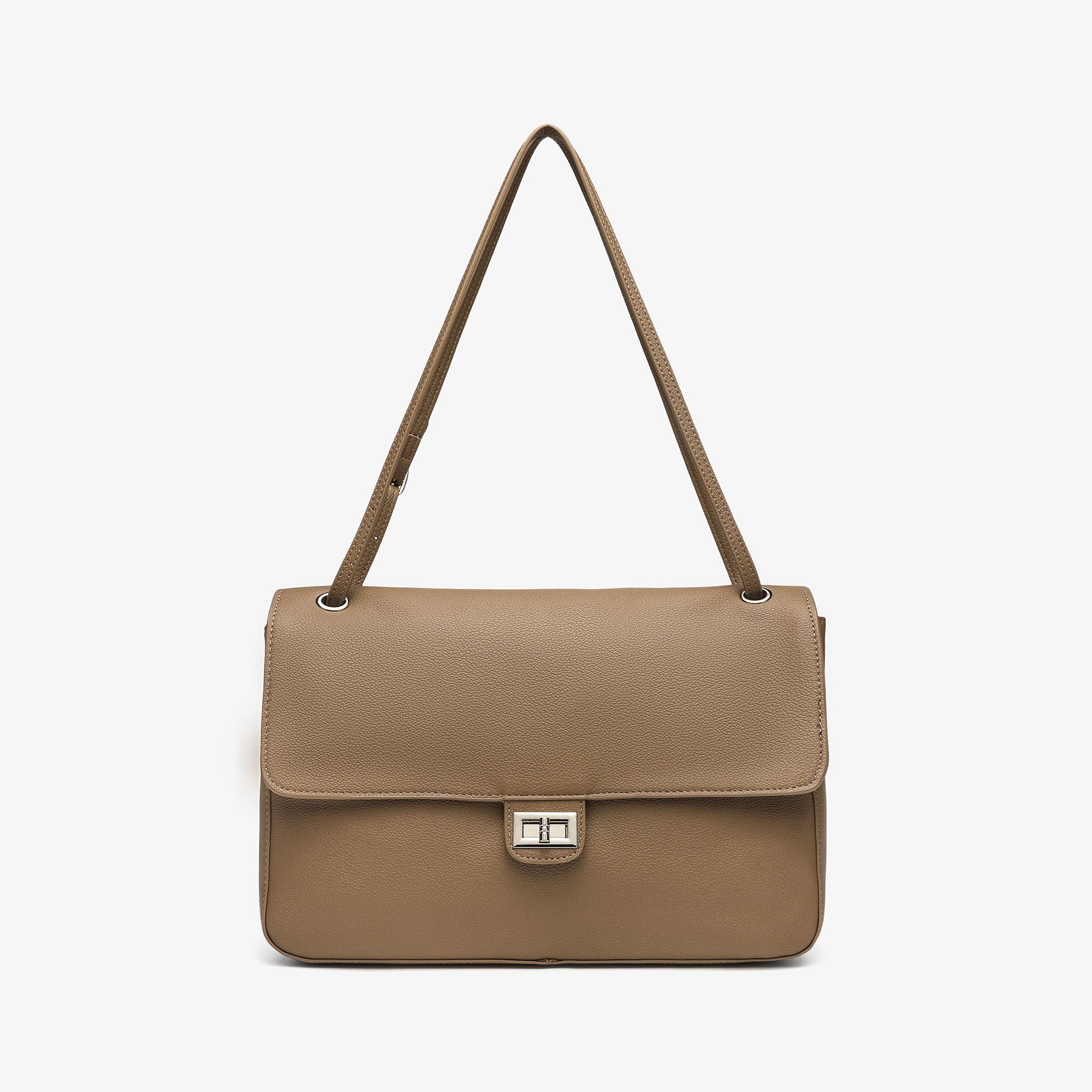 Classic Lock Flap Shoulder Bag