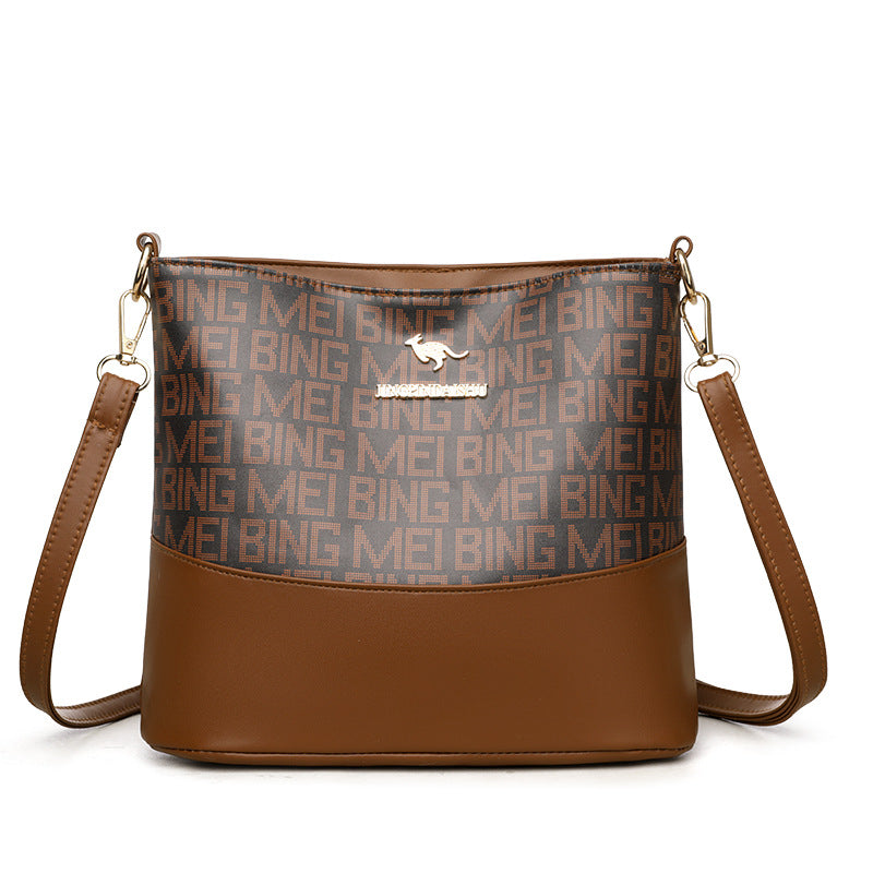 Retro Soft Versatile Leather Shoulder Bag