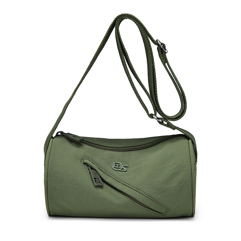 Round Nylon Crossbody Bag