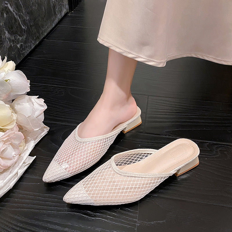 Luna Mesh Pointed Toe Pumps