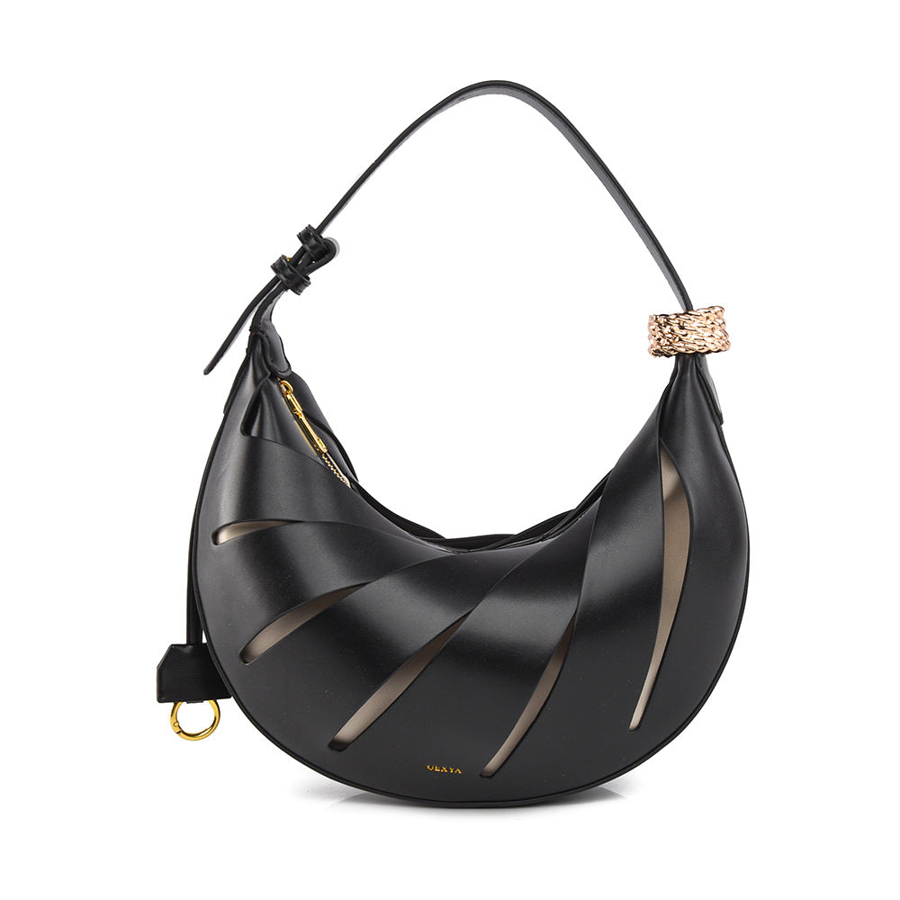 Elegant Crescent Handbag For Women