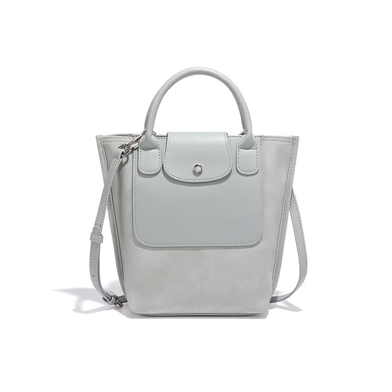 Retro Frosted Crescent Shoulder Bag