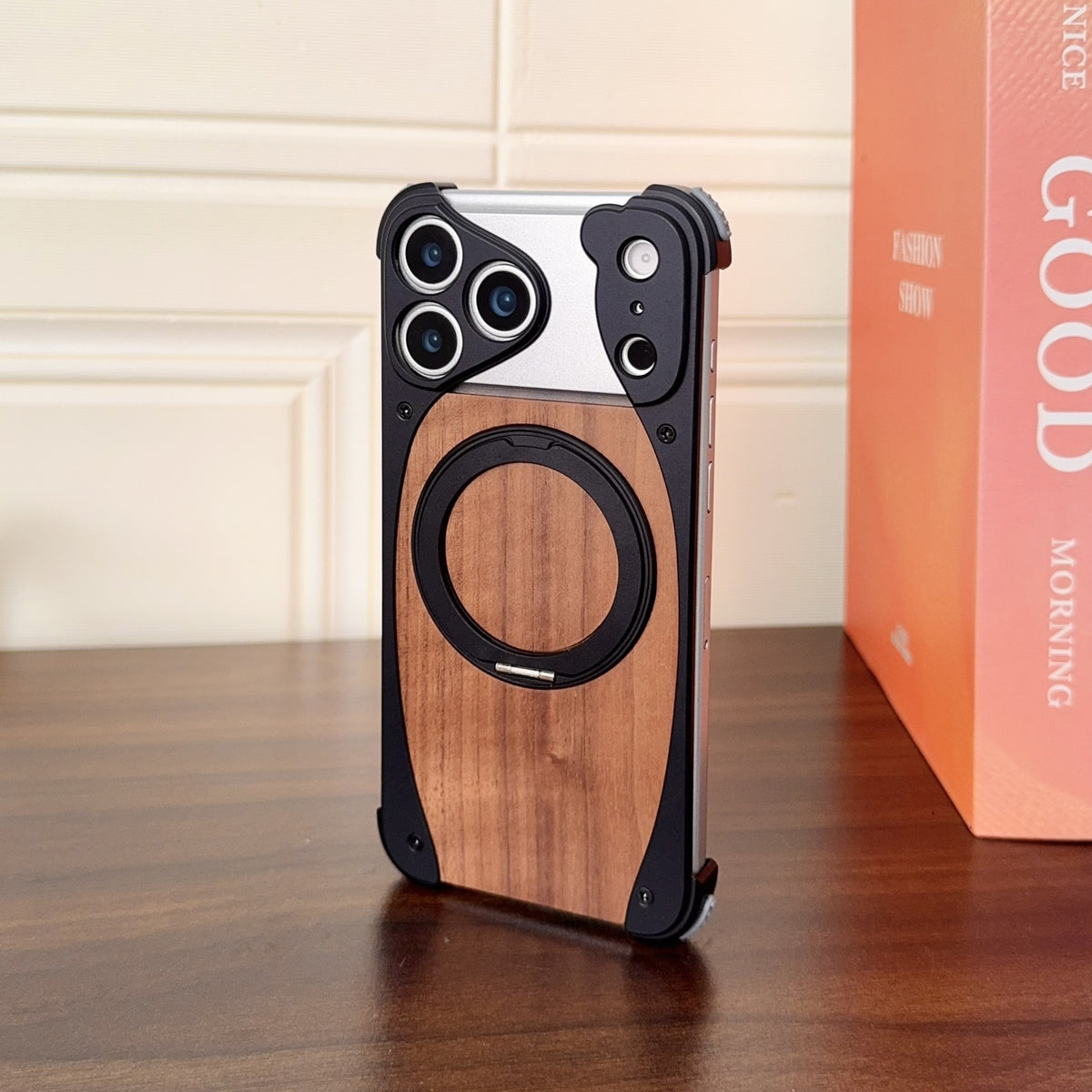 Walnut Wood Magnetic Phone Case