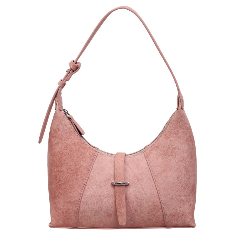 Soft Buckle Detail Women’s Shoulder Bag