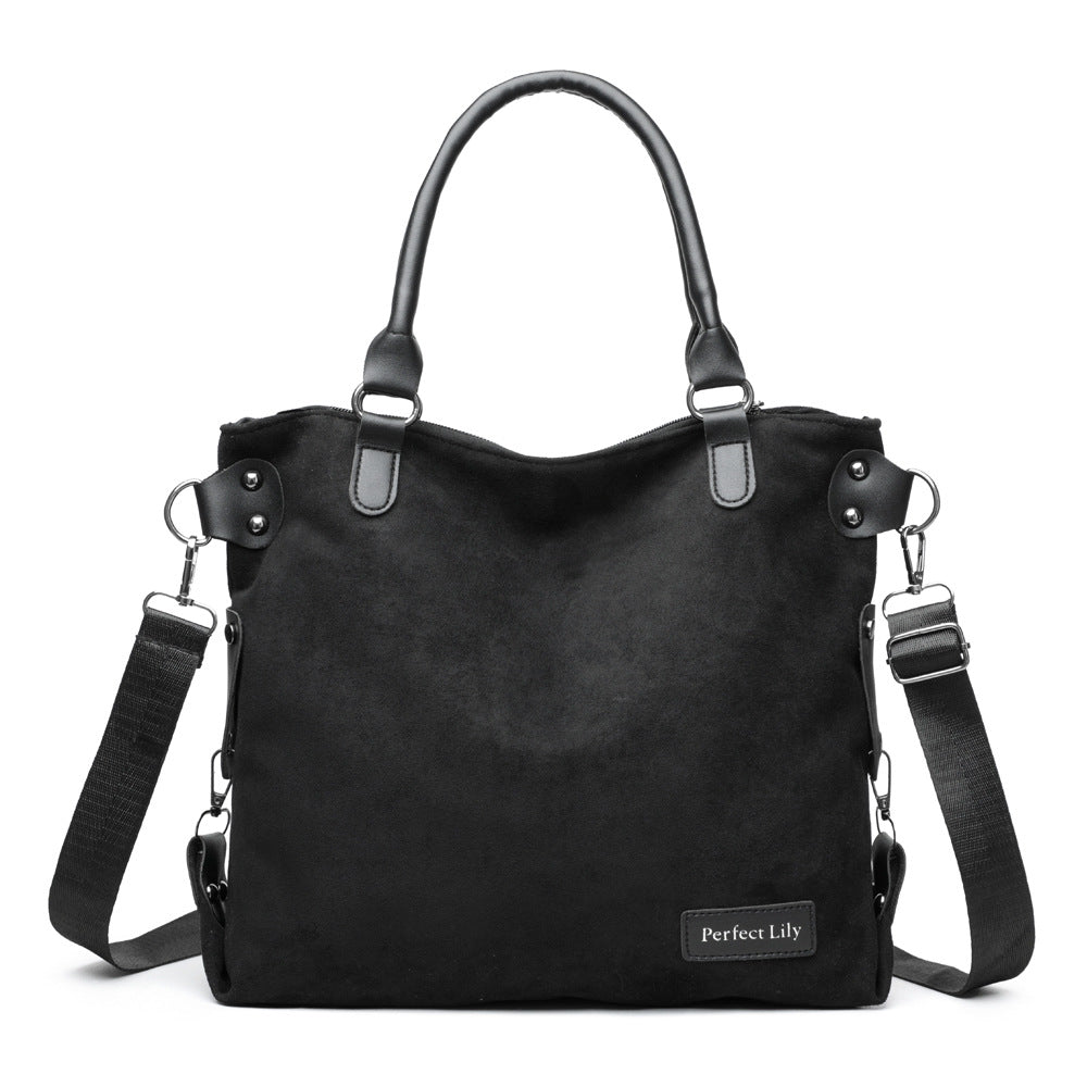 Large Capacity Retro Satchel Handbag