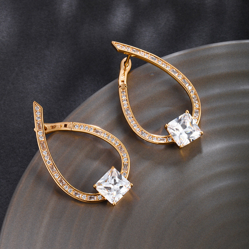 Colorful Teardrop Gemstone Earrings