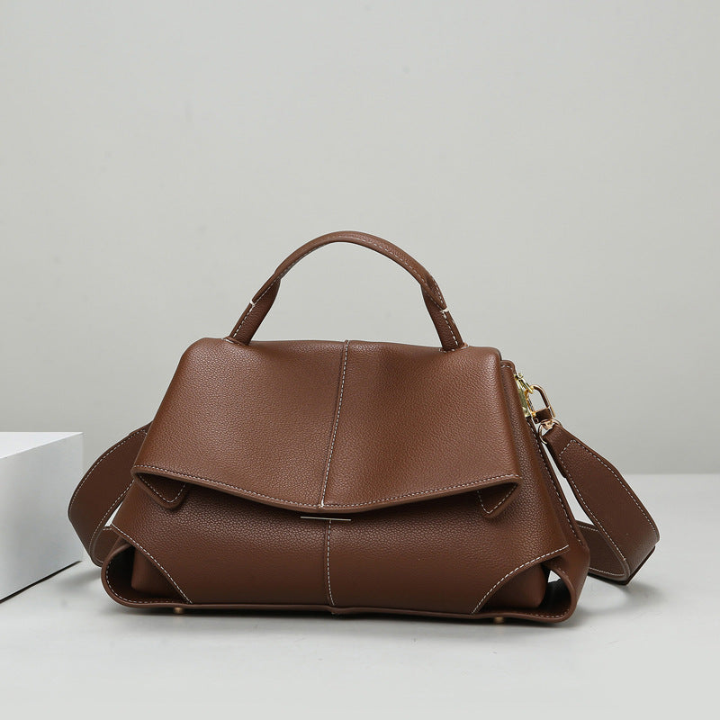 Envelope Style Contour Crossbody Bag