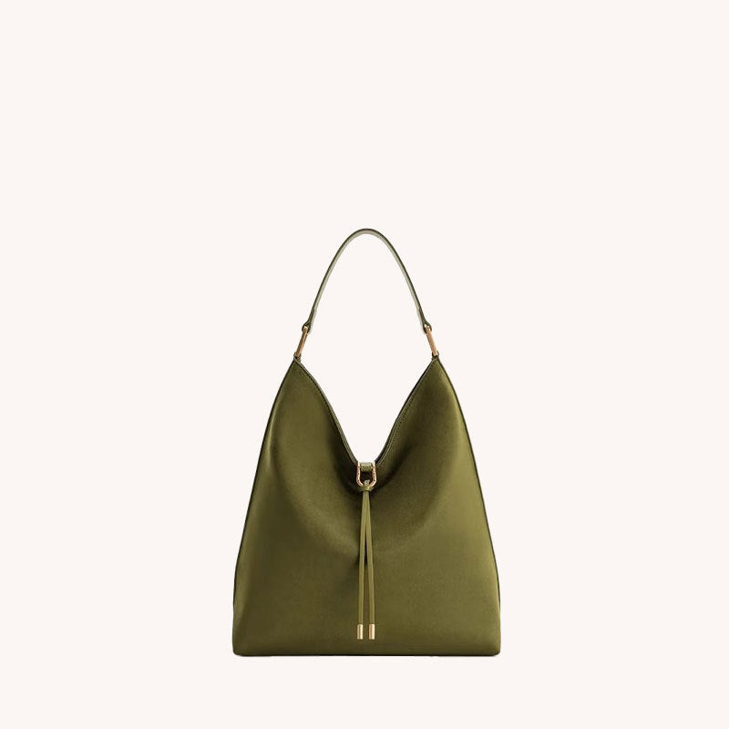Suede Hobo Shoulder Bag For Women Large Capacity