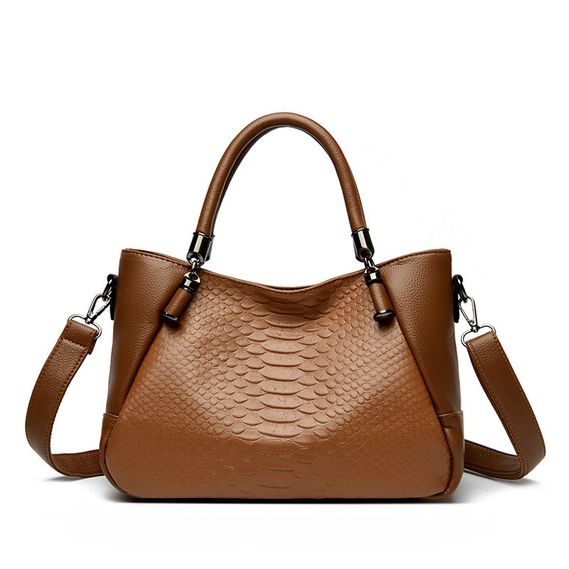 Crocodile Pattern Shoulder Bag For Women