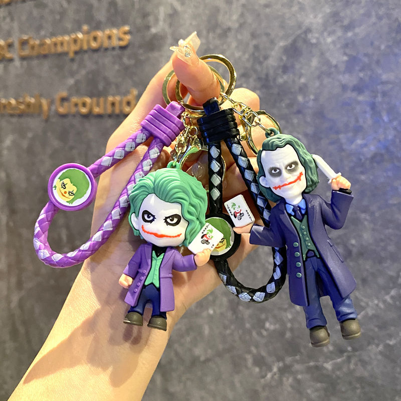 Cute Joker and Batman Cartoon Bag Charm