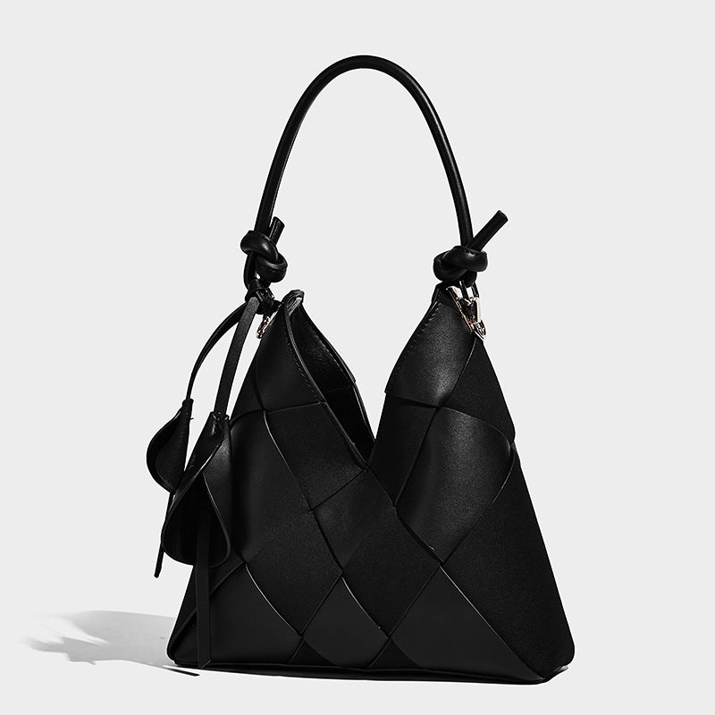 Woven Patchwork Women Shoulder Bag