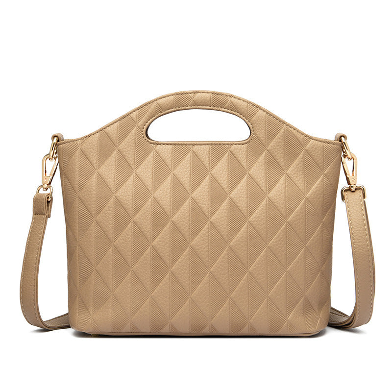 Diamond Texture Classic Handbag