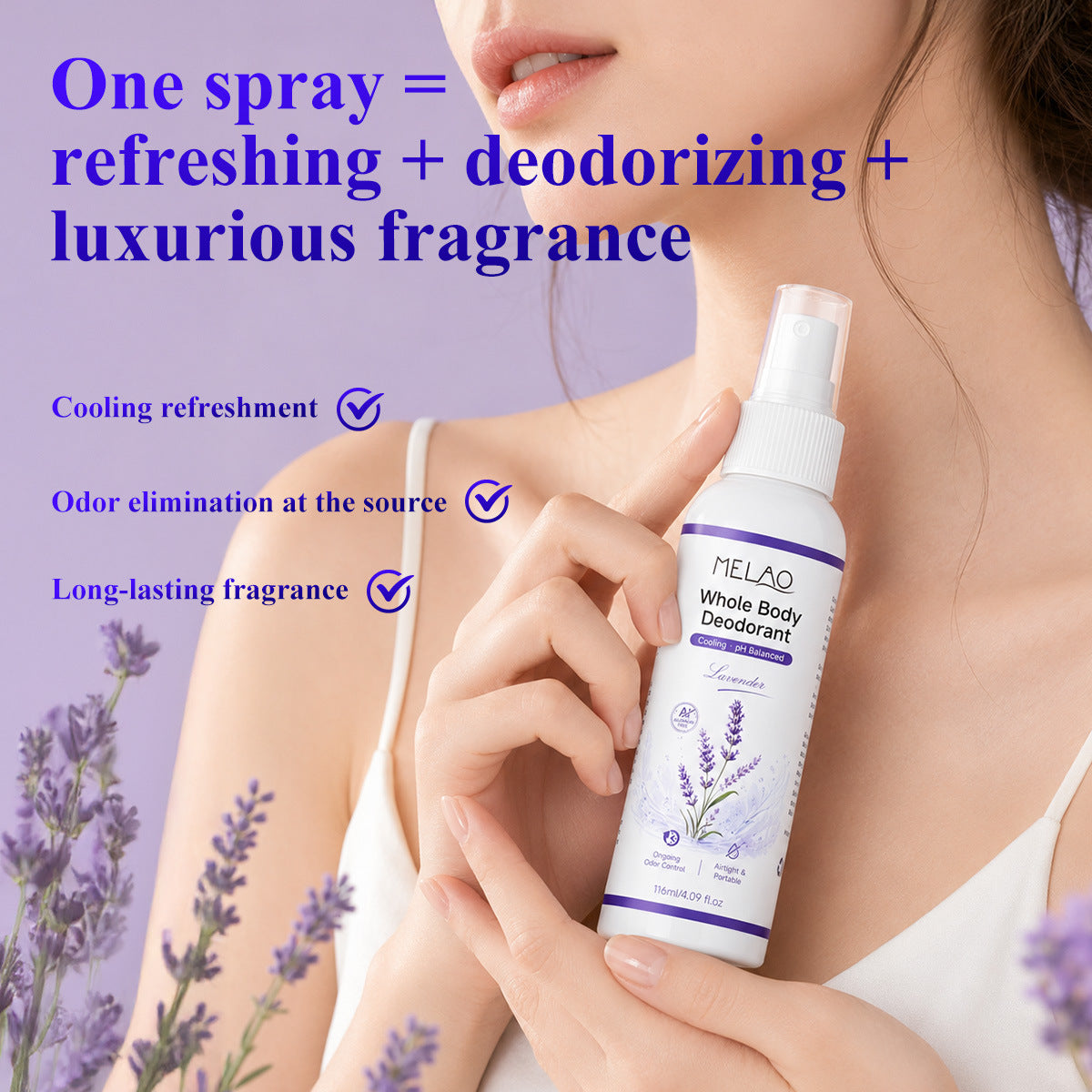 Lavender Whole Body Deodorant Spray