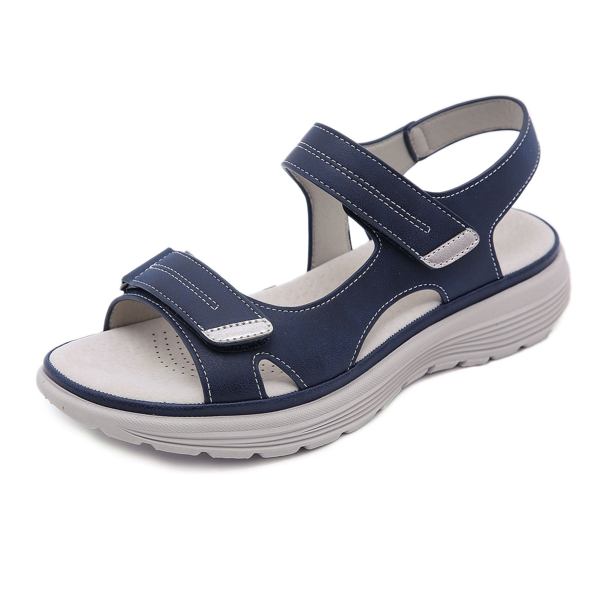 Adjustable Dual-Strap Comfort Wedge Sandals For Women