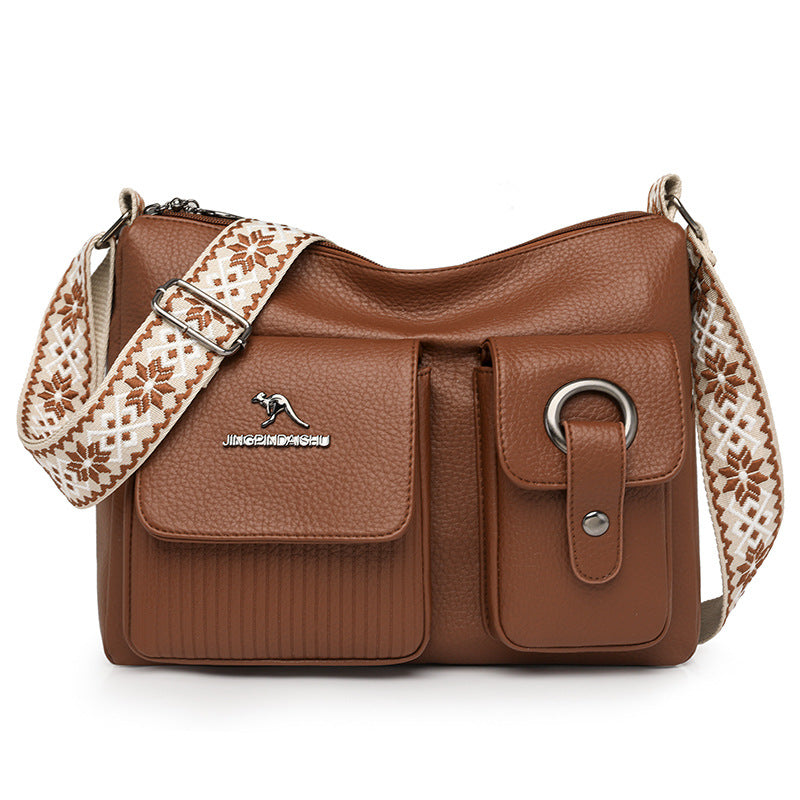 Multi Pocket Urban Shoulder Bag