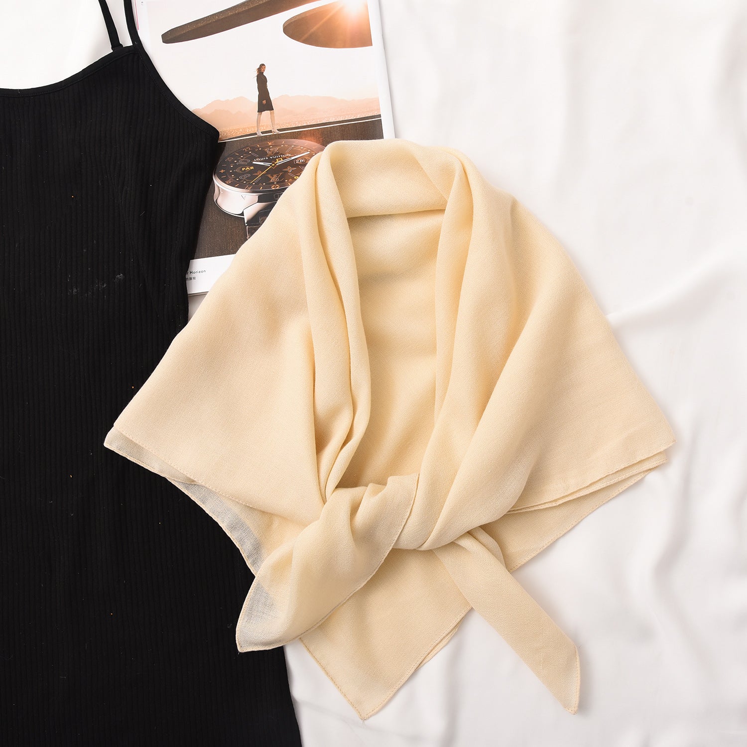 Everyday Elegance Plain Scarf