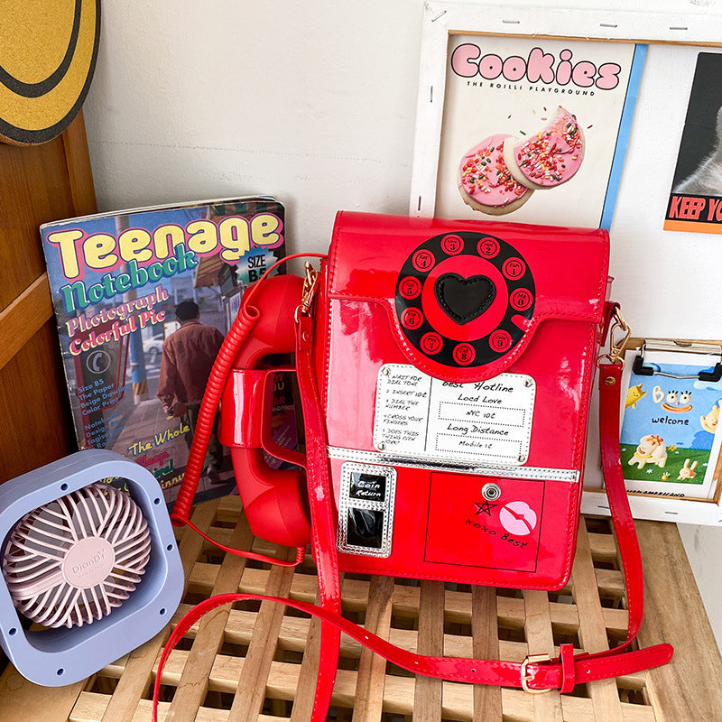 Retro Phone Novelty Shoulder Bag