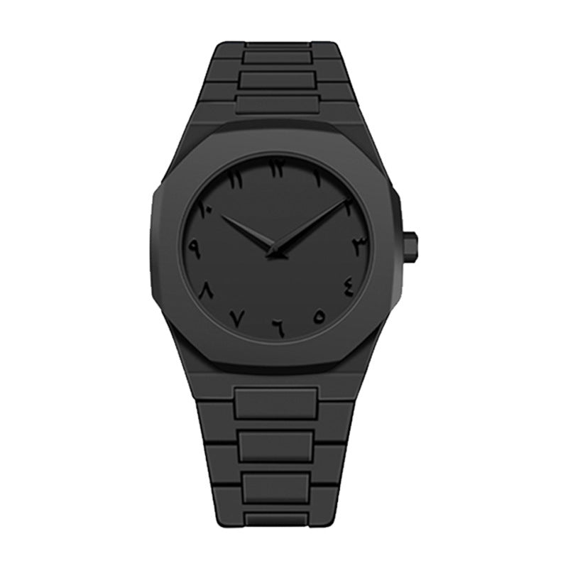 Arabic Dial Plastic Waterproof Luxury Men’s Watch