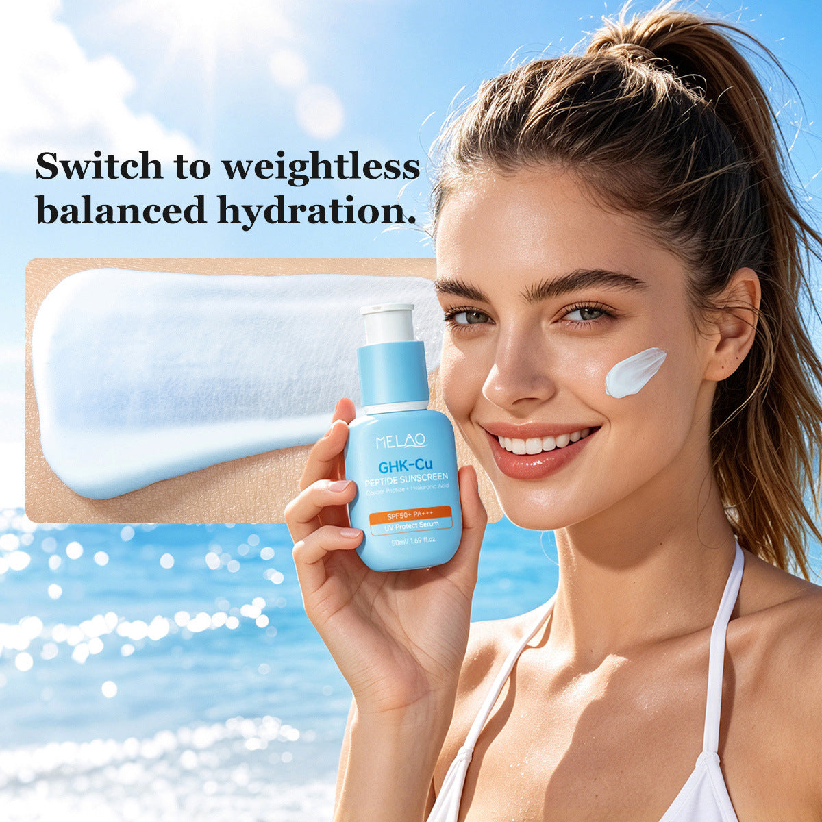Peptide Hydrating Sunscreen Serum