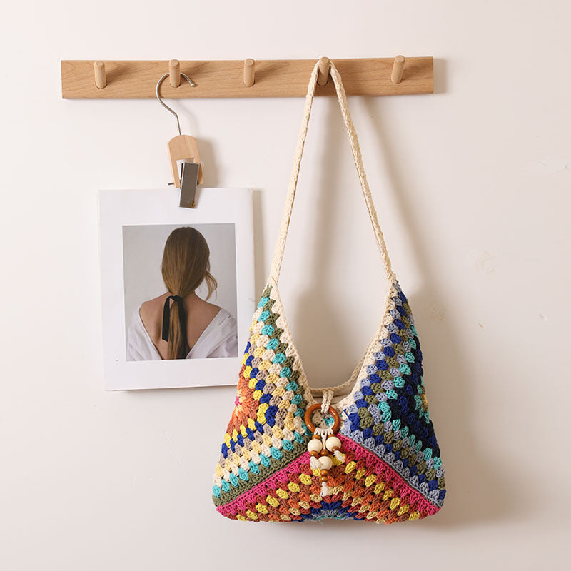 Boho Weave Shoulder Bag