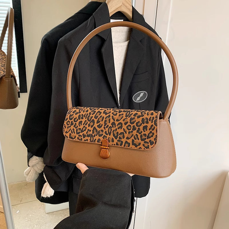 Leopard Print Shoulder Bag
