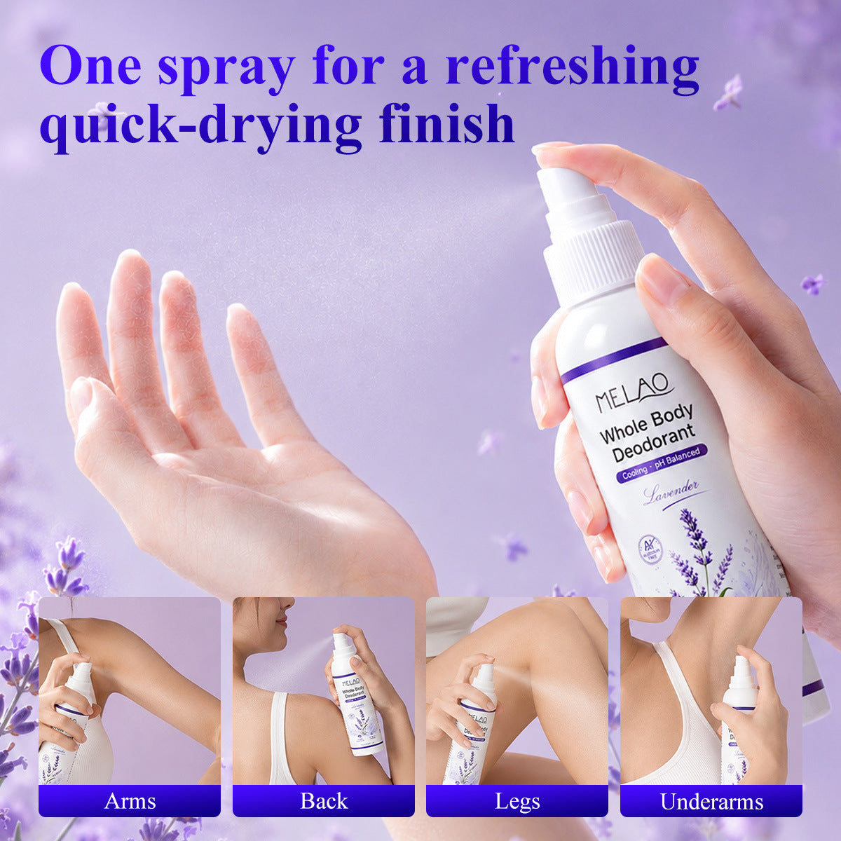 Lavender Whole Body Deodorant Spray