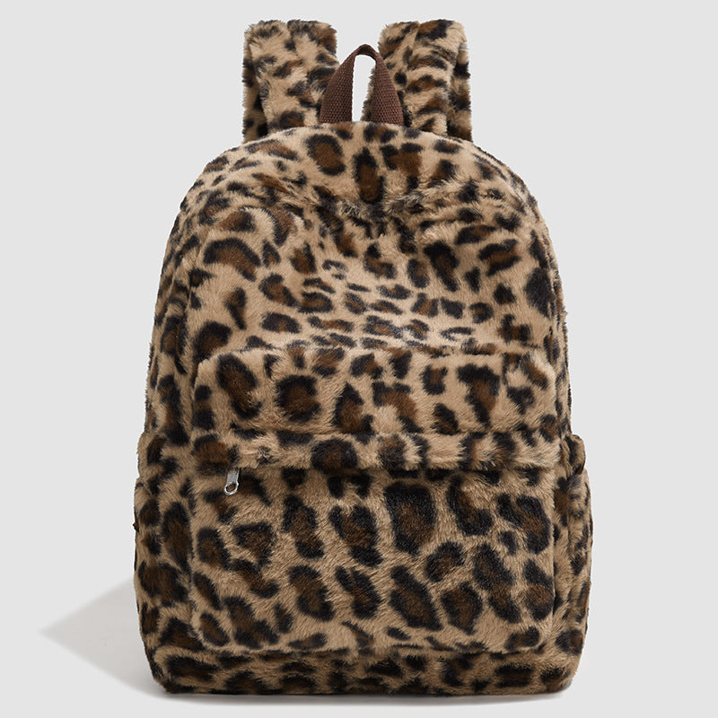 Retro Plaid Casual Backpack