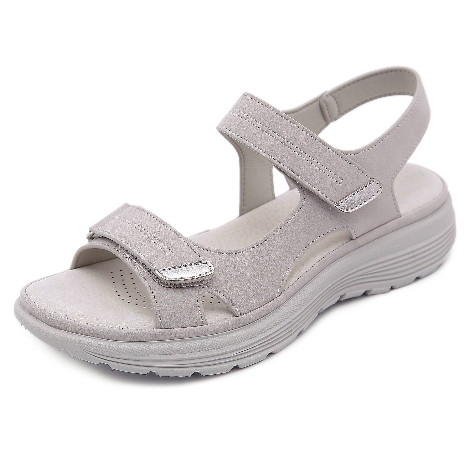 Adjustable Dual-Strap Comfort Wedge Sandals For Women