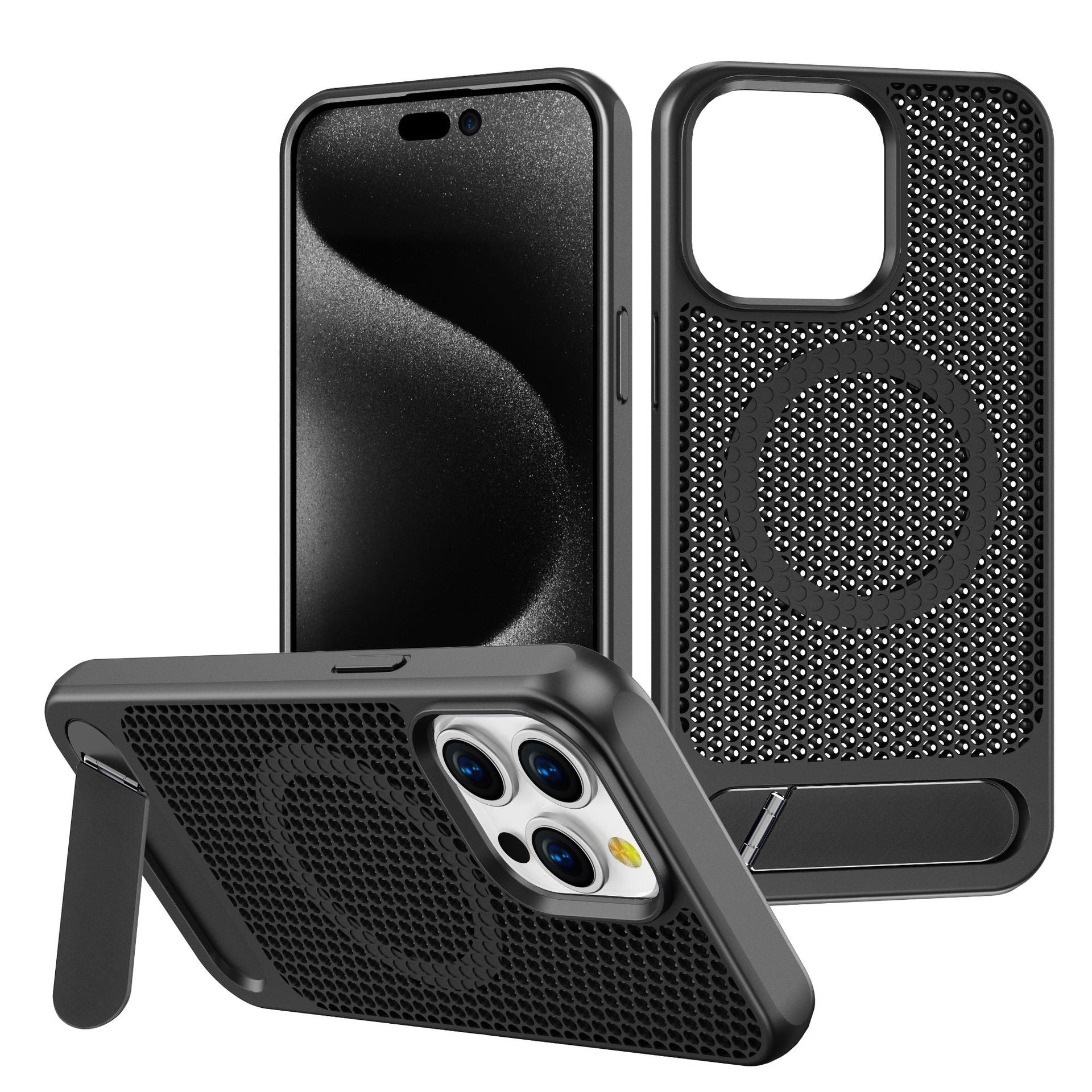 Hexora Mesh Stand iPhone Case