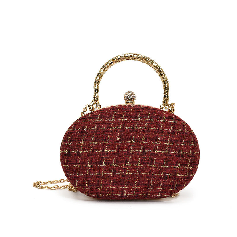 Imperial Tweed Clutch Bag