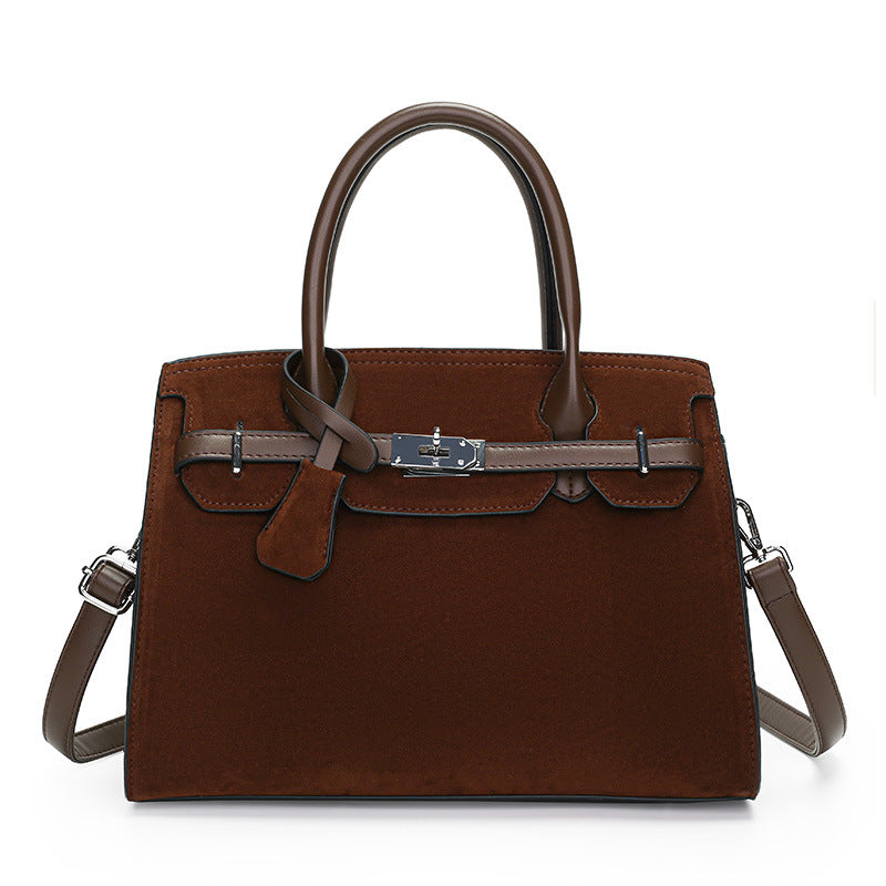 Women’s Suede Platinum Handbag