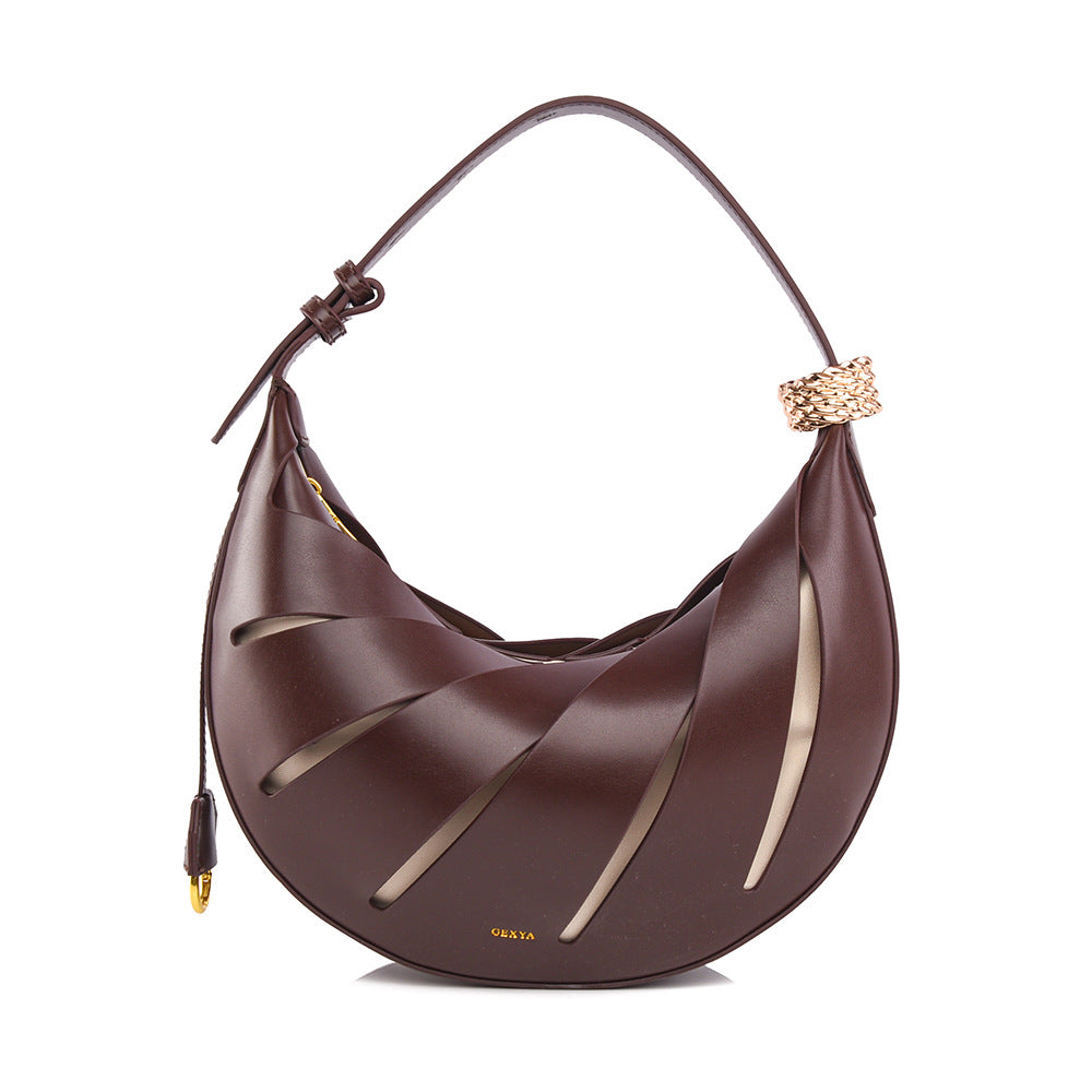 Elegant Crescent Handbag For Women
