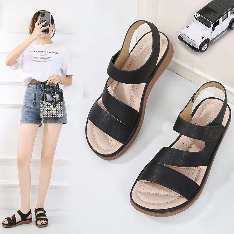 Triple Strap Comfort Sandals for Women
