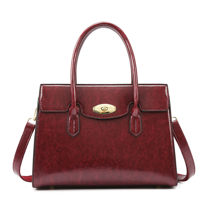Elegant Retro Commuter Handbag For Women