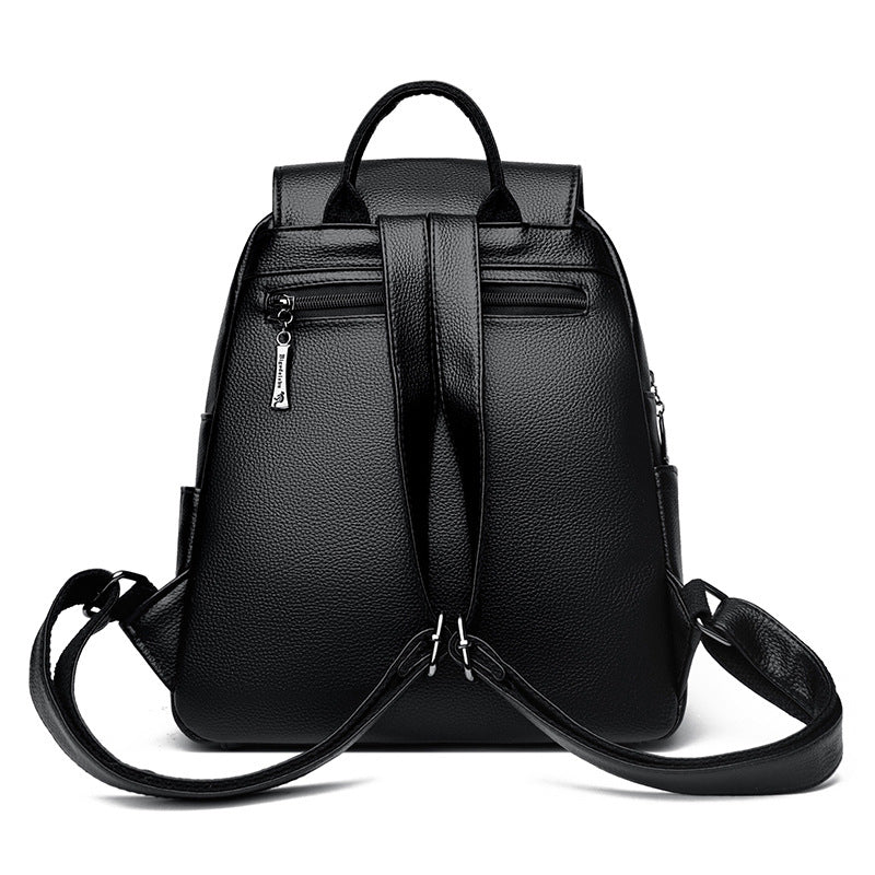 Women's Soft Leather Backpack