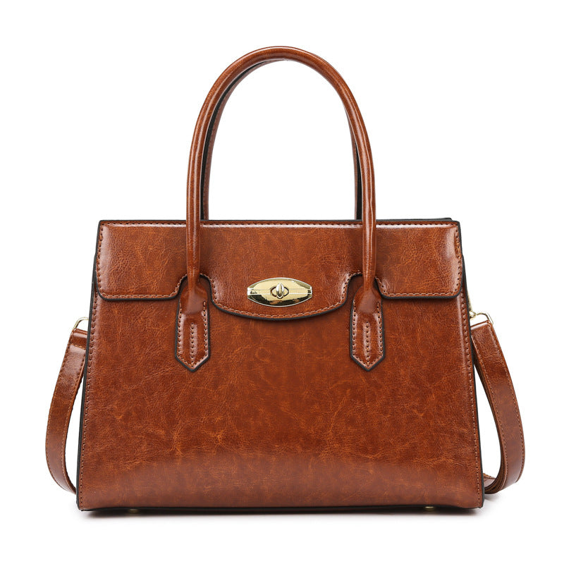 Elegant Retro Commuter Handbag For Women