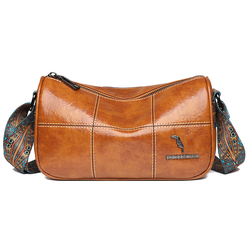 Barrel Wax Trend Crossbody Bag