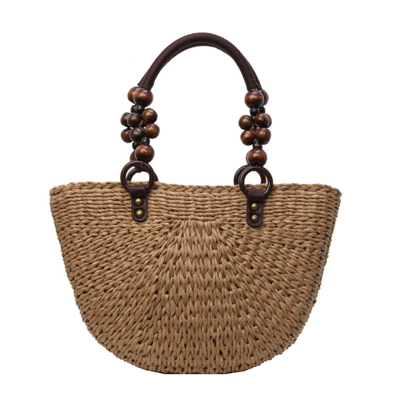 Fashionable Straw Handbag