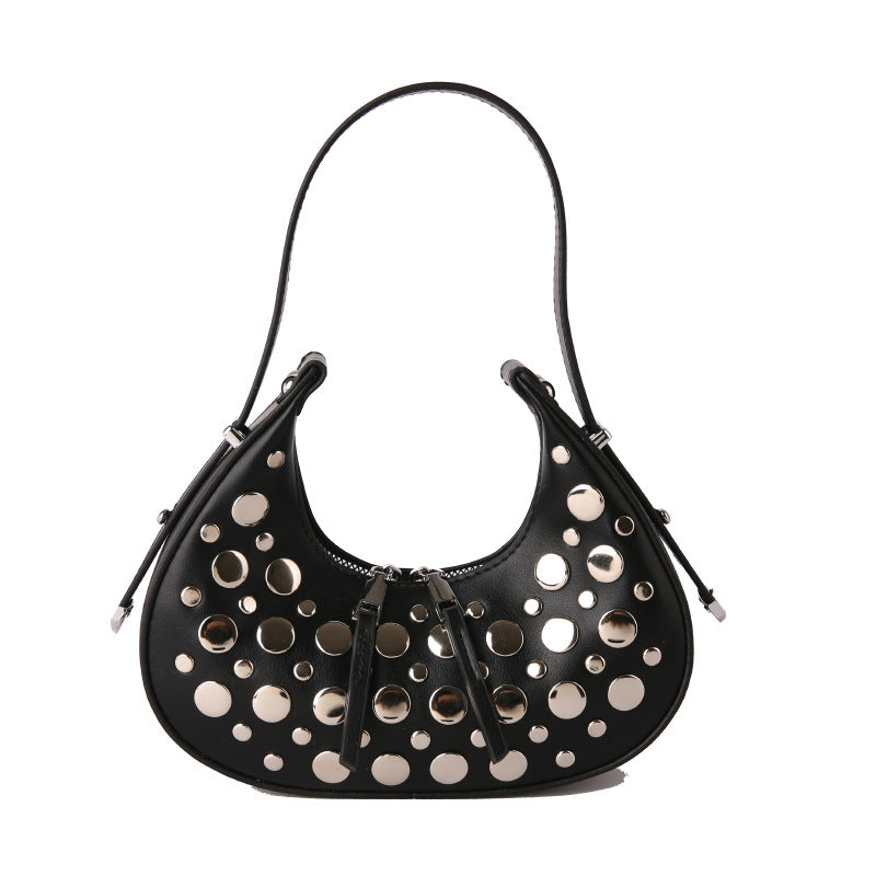 Scarlet Stud Shoulder Bag
