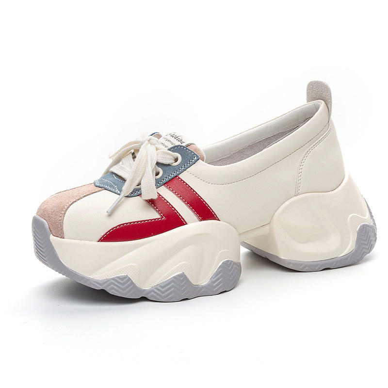 Retro Colorblock Women's Shoes