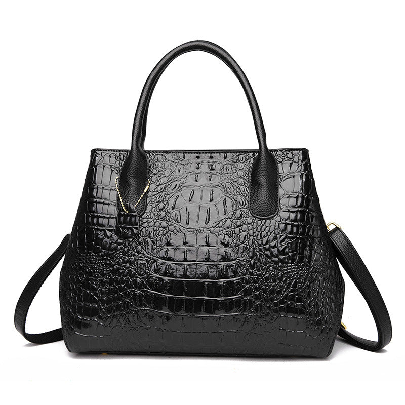 Croc Lux Minimalist Handbag