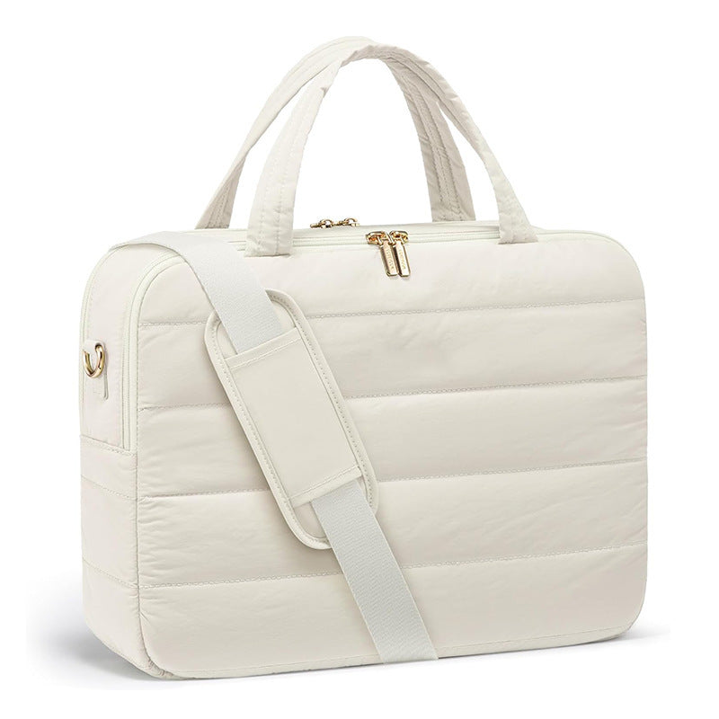 Puffy Quilted Laptop Bag