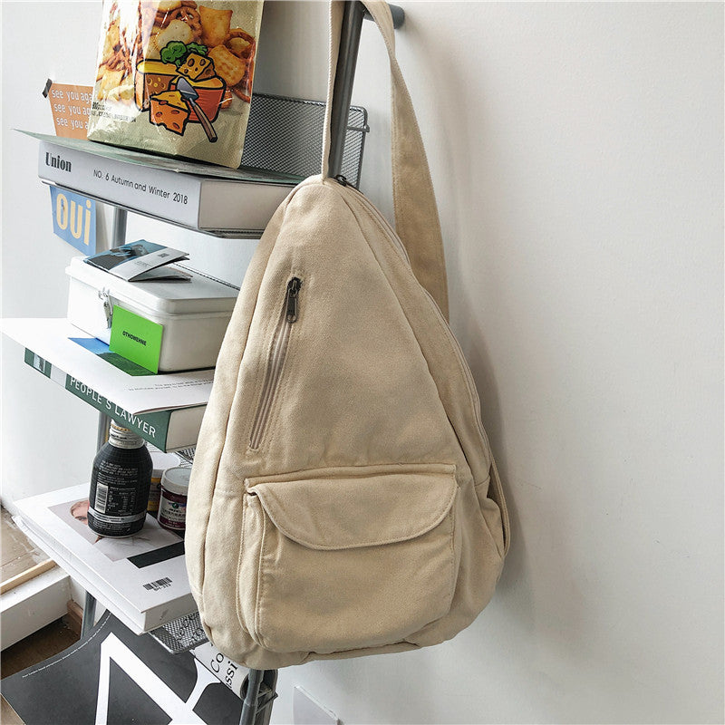 Urban Harmony Canvas Crossbody Bag