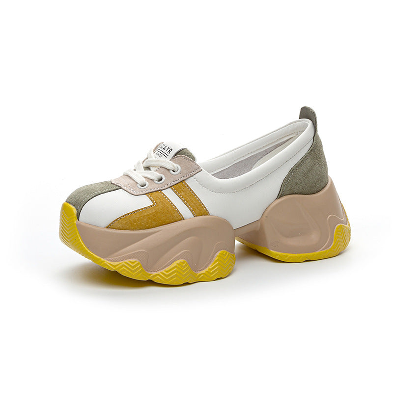 Retro Colorblock Women's Shoes