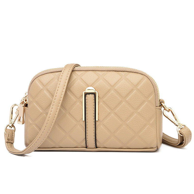Signature Quilted Designer Crossbody Bag