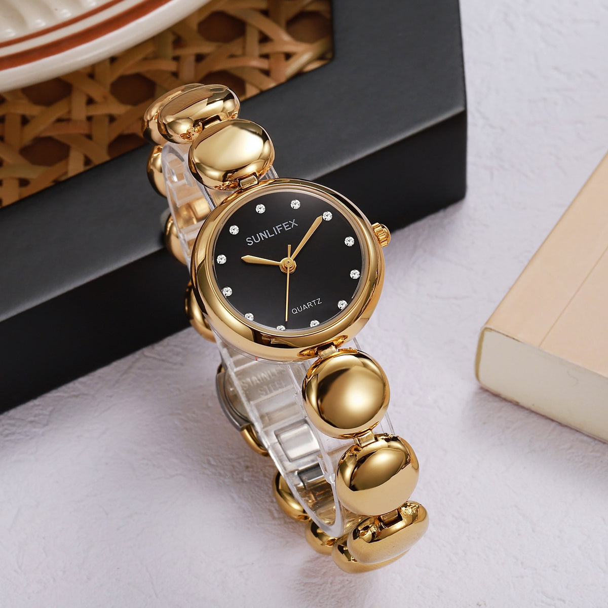 Golden Bean Bracelet Women’s Watch
