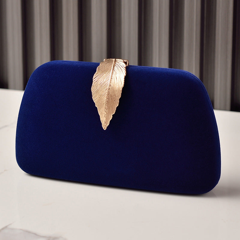 Velvet Leaf Charm Clutch